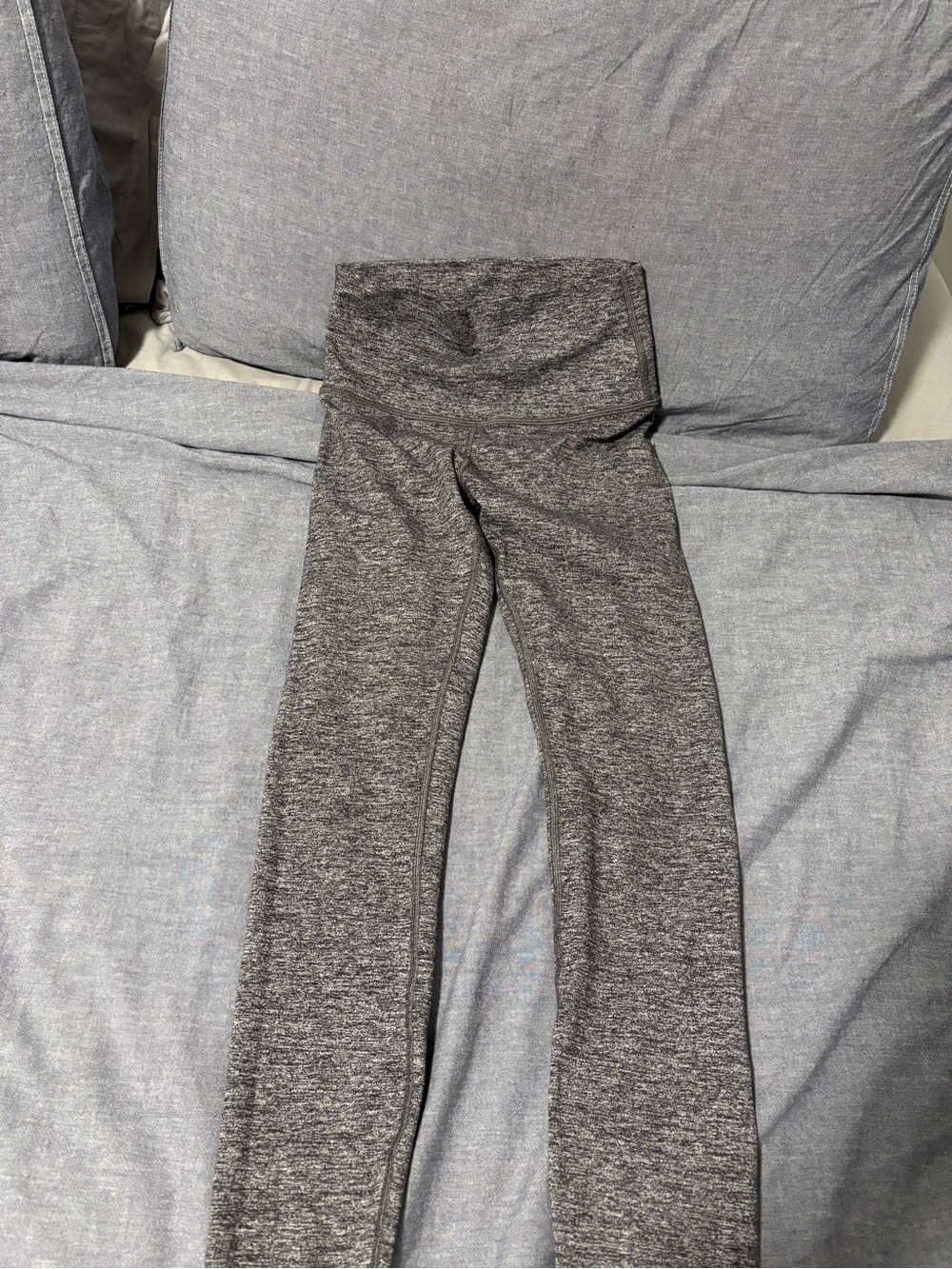 lululemon athletica Gray Heather High-Rise Leggings